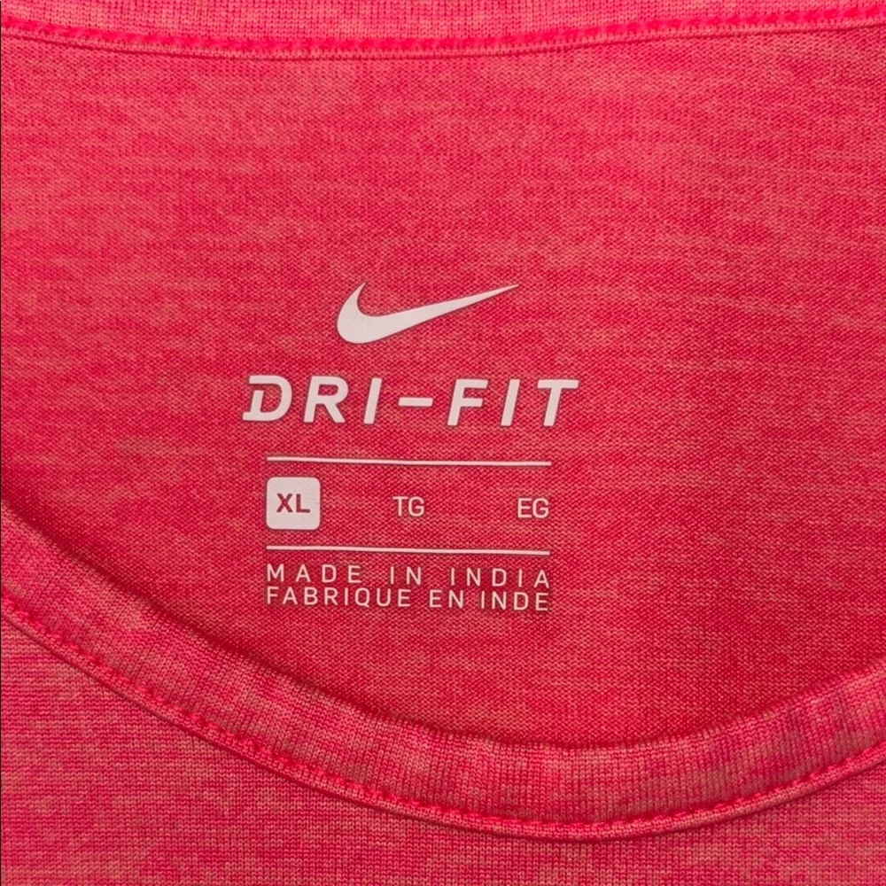 Nike‎ Vibrant Orange Pink Tank Top Athletic Wear Size XL